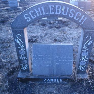 SCHLEBUSCH Zander 1988-1989