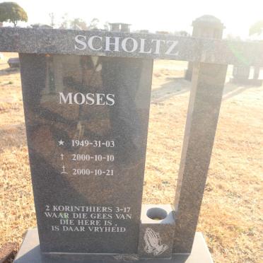 SCHOLTZ Moses 1949-2000