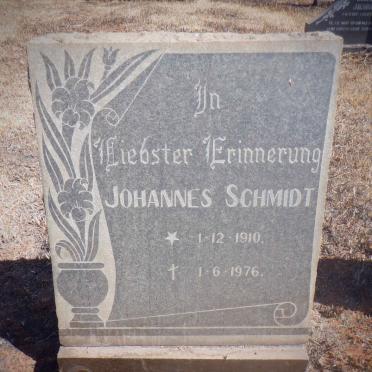 SCHMIDT Johannes 1910-1976