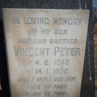 SCHYFF Vincent Peter, van der 1942-1972