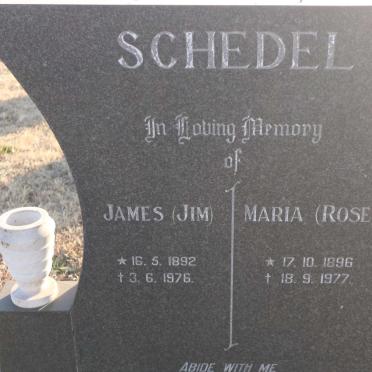SCHEDEL James 1892-1976 &amp; Maria 1896-1977