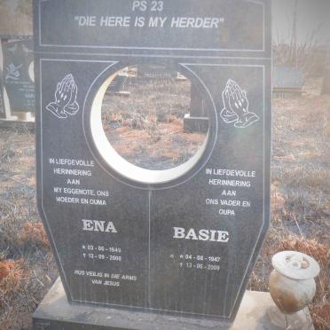 SCHOEMAN Basie 1947-2009 &amp; Ena 1949-2000