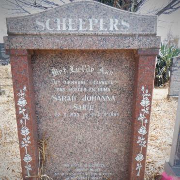 SCHEEPERS Sarah Johanna 1933-1995