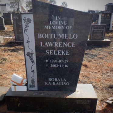 SELEKE Boitumelo Lawrence 1970-2002