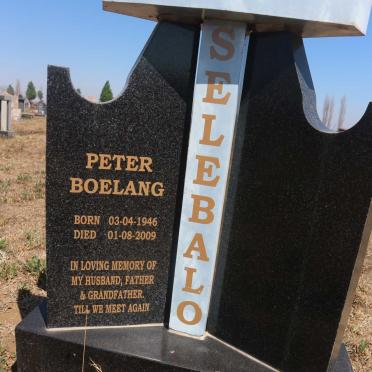 SELEBALO Peter Boelang 1946-2009