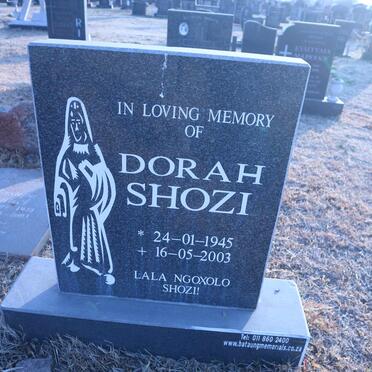 SHOZI Dorah 1945-2003