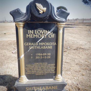 SHITHLABANE Gerald Mpokota 1986-2012