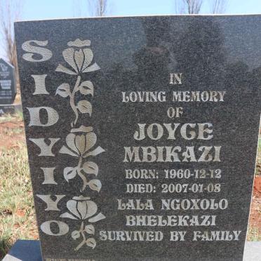 SIDYIYO Joyce Mbikazi 1960-2007 