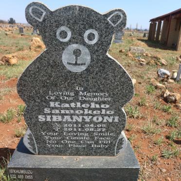 SIBANYONI Katleho Samokelo 2011-2011