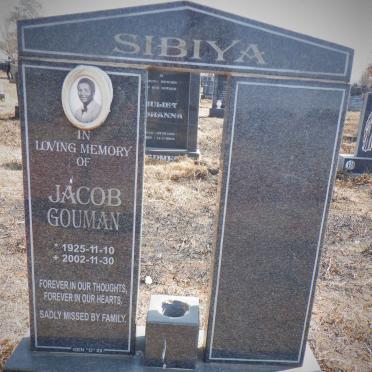 SIBIYA Jacob Gouman 1925-2002