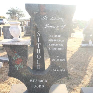 SITHOLE Meshack Jodo 1926-1998