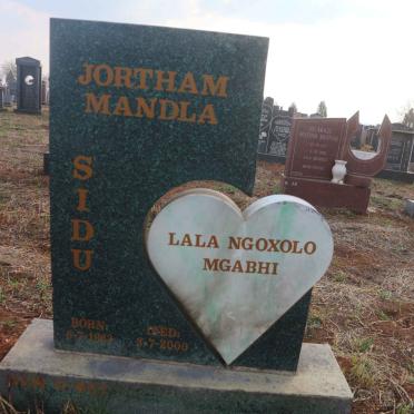 SIDU Jortham Mandla 1963-2000 