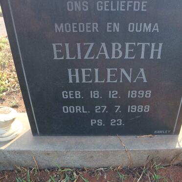 SLABBERT Elizabeth Helena 1898-1988