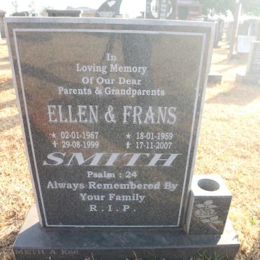 SMITH Frans 1959-2007 &amp; Ellen 1967-1999