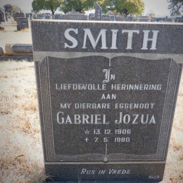 SMITH Gabriel Jozua 1906-1980