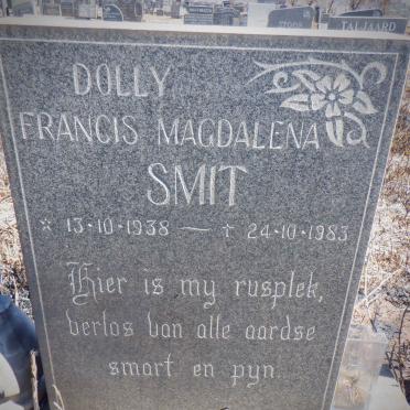 SMIT Dolly Francis Magdalena 1938-1983