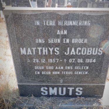 SMUTS Matthys Jacobus 1957-1984