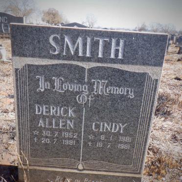 SMITH Derick Allen 1952-1981 :: SMITH Cindy 1981-1981