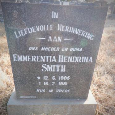 SMITH Emmerentia Hendrina 1905-1981