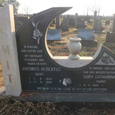 SMIT Jacobus Albertus 1934-1990 &amp; Sara Catharina 1934-