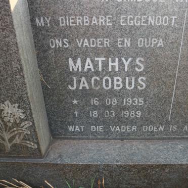 SMUTS Mathys Jacobus 1935-1989 &amp; Anna Christina 1938-