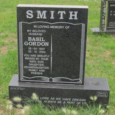 SMITH Basil Gordon 1947-2004