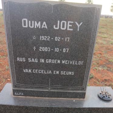 SMIT Joey 1922-2003