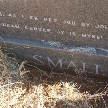 SMALL Andries Petrus Johannes 1959-1981