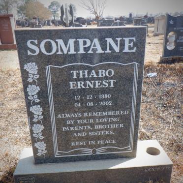 SOMPANE Thabo Ernest 1980-2002