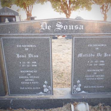 SOUSA José Dias, de 1918-1998 &amp; Matilde De Jesus 1916-2000