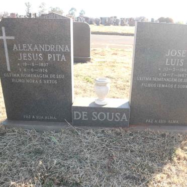 SOUSA Alexandrina Jesus Pita, de 1897-1974 :: DE SOUSA Jose Luis 1949-1987