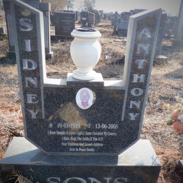 SONS Sidney Anthony 1929-2005