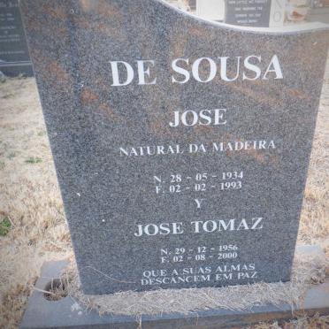 SOUSA Jose, de 1934-1993 :: DE SOUSA Jose Tomaz 1956-2000