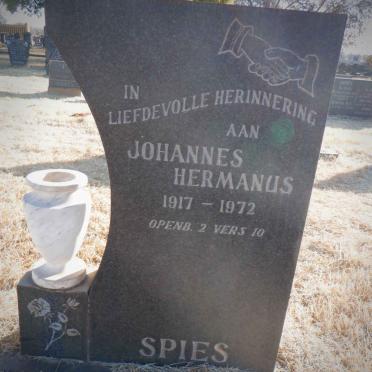 SPIES Johannes Hermanus 1917-1972