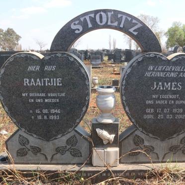 STOLTZ James 1939-2012 &amp; Raaitjie 1946-1993