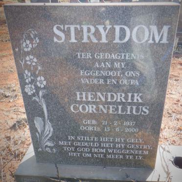 STRYDOM Hendrik Cornelius 1937-2000
