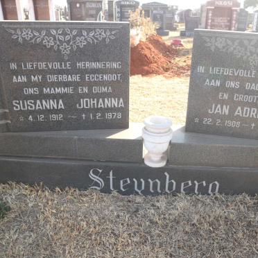 STEYNBERG Jan Adriaan 1908-1984 &amp; Susanna Johanna 1912-1978