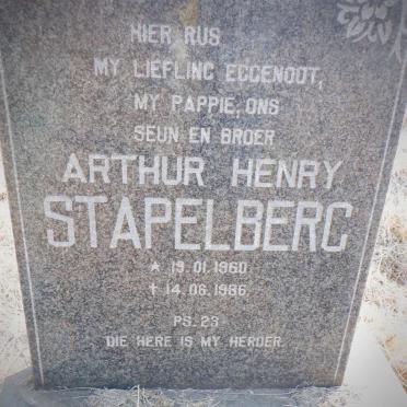 STAPELBERG Arthur Henry 1960-1986