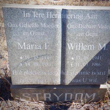 STRYDOM Willem M. 1941-1986 &amp; Maria E. 1941-1982