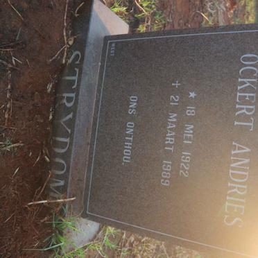 STRYDOM Ockert Andries 1922-1989
