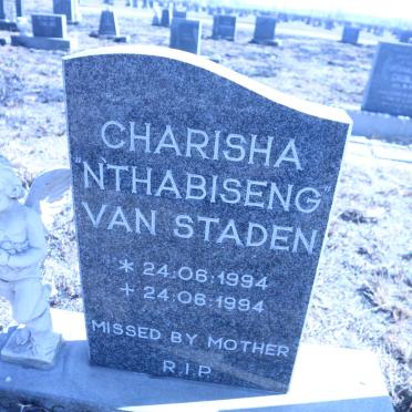 STADEN Charisha Nthabiseng, van 1994-1994
