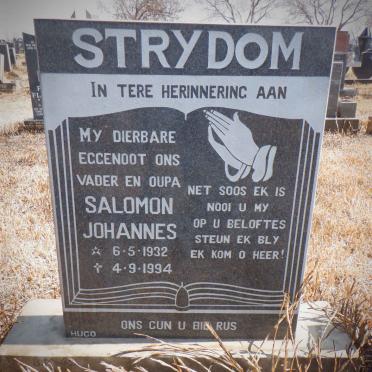 STRYDOM Salomon Johannes 1932-1994