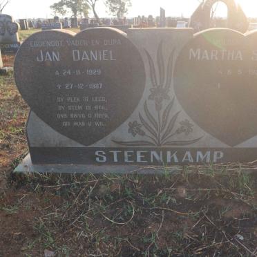 STEENKAMP Jan Daniel 1929-1987 &amp; Martha Sophia 1930-