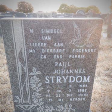 STRYDOM Paul Johannes 1944-1982