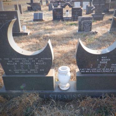 STRAUSS Willem Petrus 1913-1981 &amp; Susie 1914-2002
