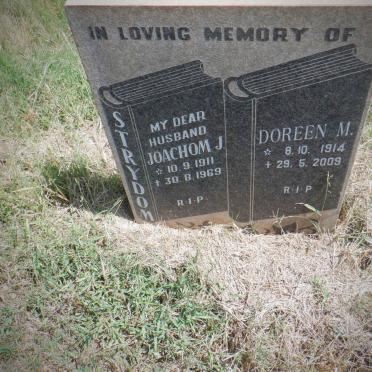 STRYDOM Joachom J. 1911-1969 &amp; Doreen M. 1914-2009