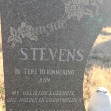 STEVENS Abel Hermanus 1900-1984 &amp; Anna Catherina 1905-1973