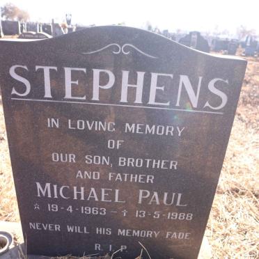 STEPHENS Michael Paul 1963-1988