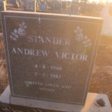 STANDER Andrew Victor 1960-1983
