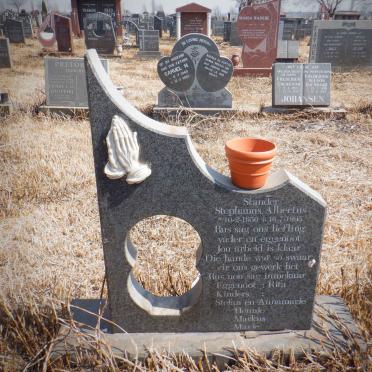 STANDER Stephanus Albertus 1950-1995
